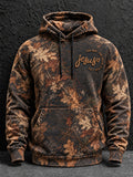 Men's Christian Jesus The Way The Truth The Life JOHN 14:6 Oversized Drop-Shoulder Hoodie with Pockets